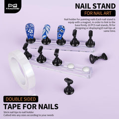 Fandamei magnetic stands arranged holding multiple tips for stable work
