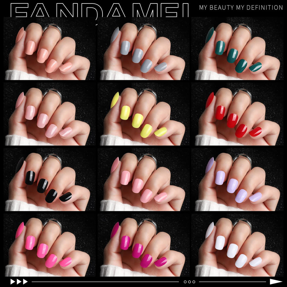 Fandamei manicure tools including files and orange sticks for prepping and shaping