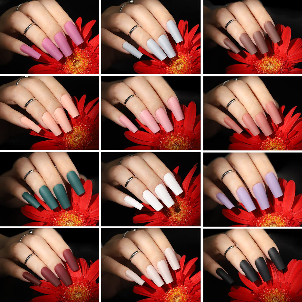 Fandamei press-on nails worn on model hand showing salon look without polish