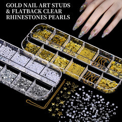 Fandamei glass rhinestones in twelve colors arranged like a color wheel for variety