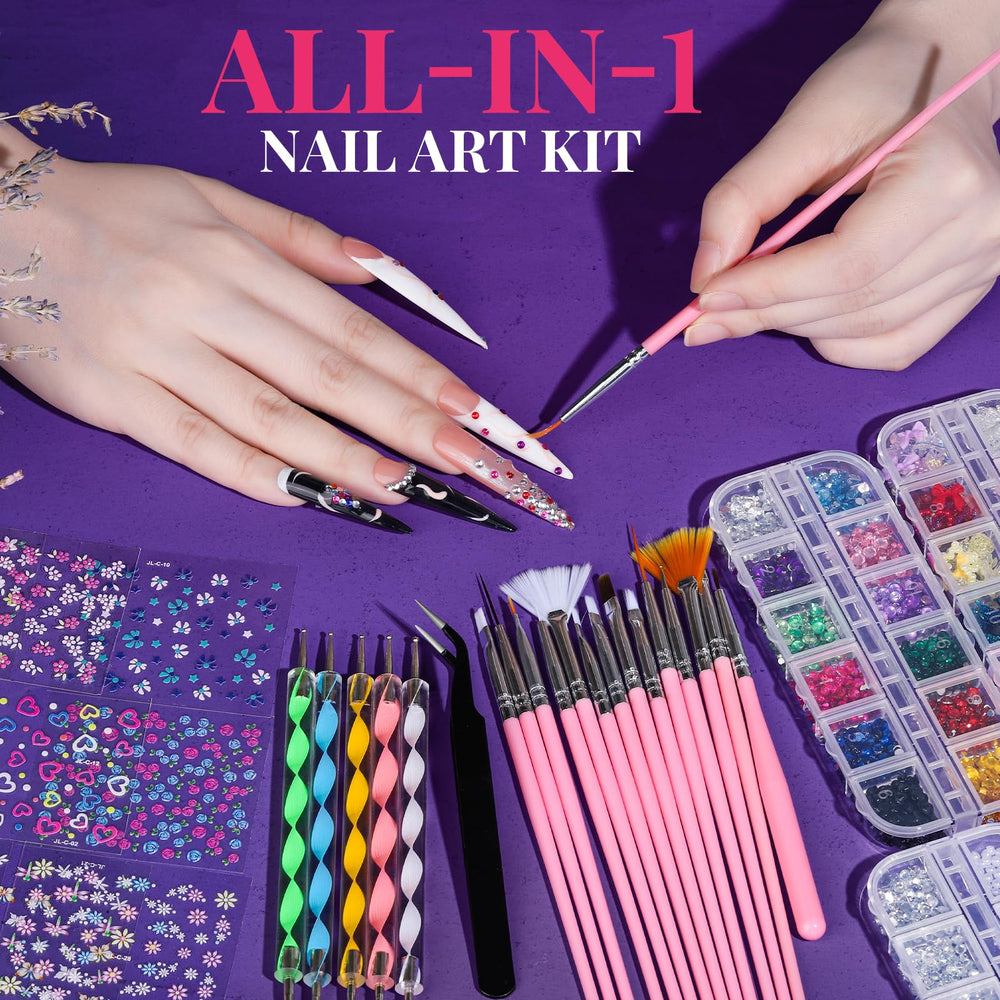 Fandamei kit next to a ruler showing scale and variety of included items
