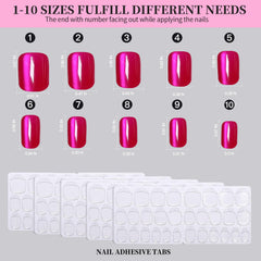 Fandamei size comparison spread illustrating multiple sizes for fit