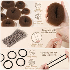 Fandamei display of extra-large, large, medium, and small donuts showing size variety