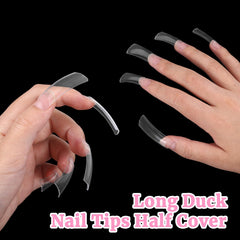 Fanmayhe duck-feet nail tip profile demonstrating wide-top benefit