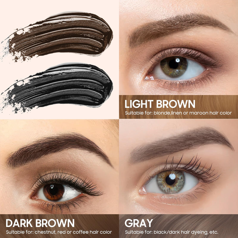 Fanterday stencil set arranged to show size options for symmetrical eyebrow shaping benefit