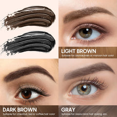 Fanterday stencil set arranged to show size options for symmetrical eyebrow shaping benefit