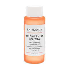 Farmacy front bottle view showing brightening toner packaging and brand clarity