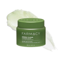 Farmacy Green Clean front jar showing product label and size benefit of gentle cleansing