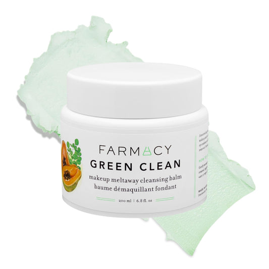 Farmacy jar front view showing label and product benefits