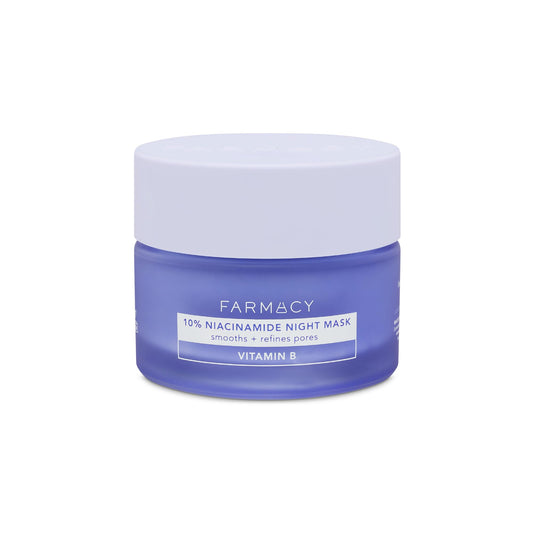 Farmacy overnight mask front packaging showing product and benefits