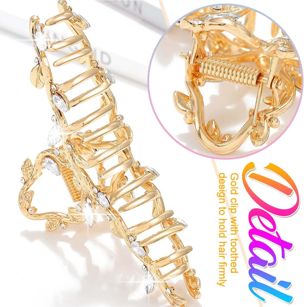 Fashey clip worn in an updo adding bridal sparkle and polished style