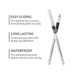 Fashionwu creamy white swatches on skin showing opaque, blendable texture