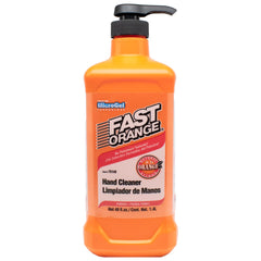 Fast Orange front container showing label and 48 oz size for easy identification and storage