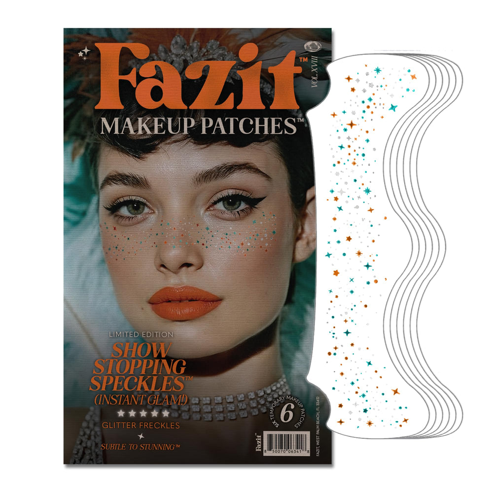 Fazit front packaging showing speckles and elegant design, highlights convenience