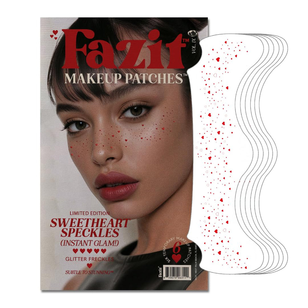 Fazit front packaging showing Sweetheart Speckles and easy application benefit