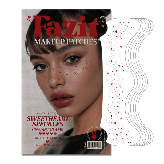 Fazit front packaging showing Sweetheart Speckles and easy application benefit