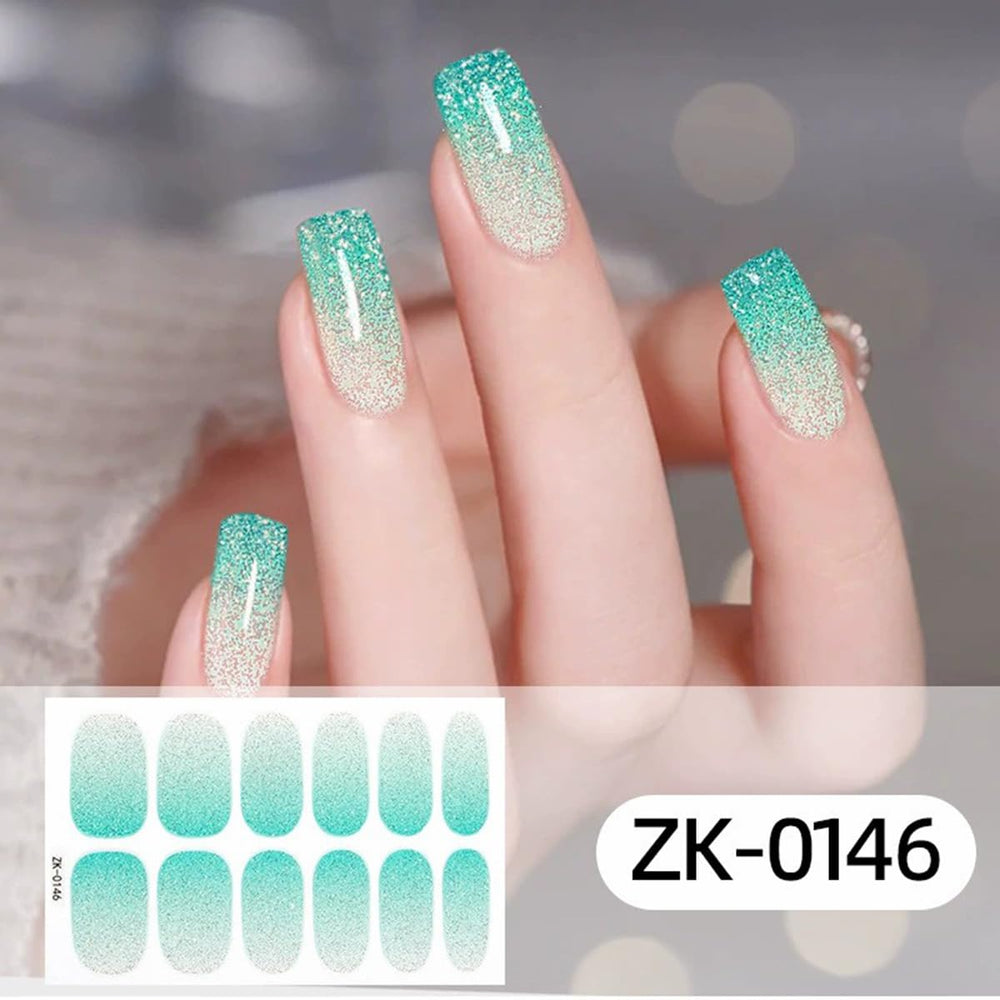 FBABFBUO two nail accent strips displayed to add contrast and creative detail