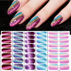 FBABFBUO close-up of glitter gradient texture revealing smooth shimmer finish
