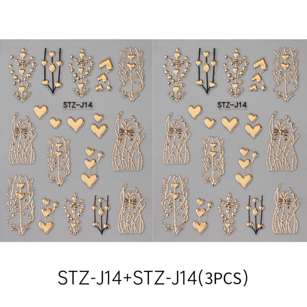 FBABFBUO golden bronzing heart detail highlighting metallic shine and refined carving