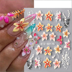 FBABFBUO stickers beside a fingernail for scale to choose the right size quickly