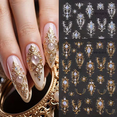 FBABFBUO stickers applied to natural nails for easy at-home manicure benefit