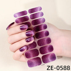 FBABFBUO glossy topcoat applied over wrap for longer wear and shine