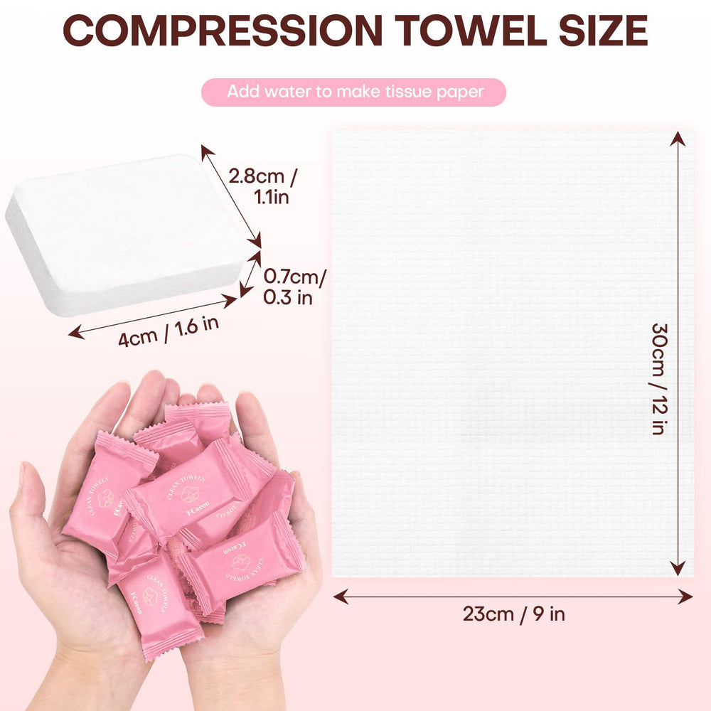 FCaeon tablet close-up revealing plant-fiber texture and fast water expansion benefit