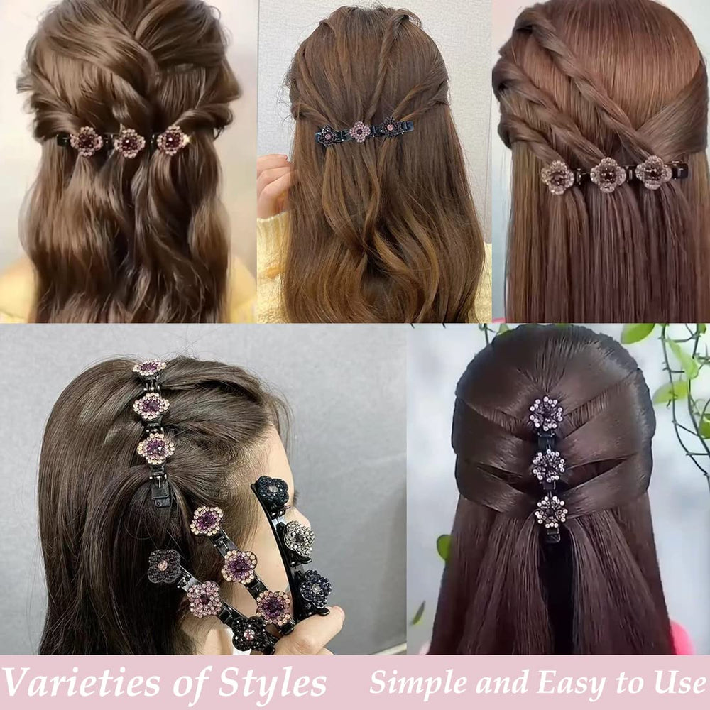 FDBJulyy braided clips styled on a bun for elegant event-ready look