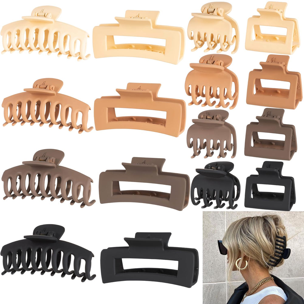 FDBJulyy front packaging showing 16-piece clip set and neutral colors for organization