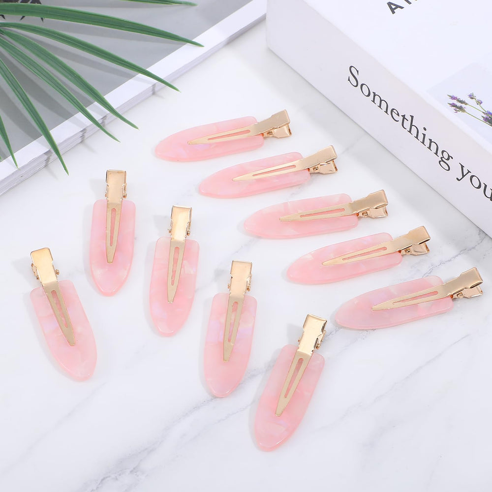 FdcLixuvol clip holding bangs in place for makeup prep, convenient hands-free benefit
