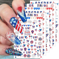 FDSQHSA front packaging showing six sheets and product benefit quick festive nails