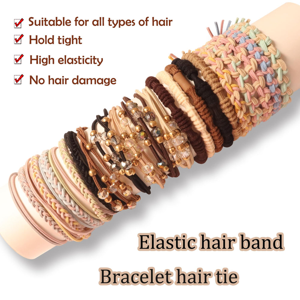 FECASIMY worn as wrist bracelets, convenient storage and stylish accessory on wrist