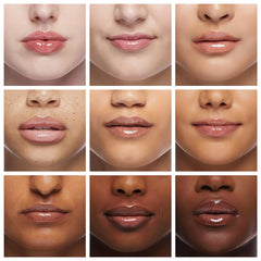 Feel Foxy gloss in hand being applied to lips for quick touch-up benefit