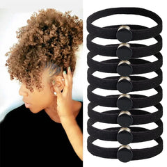 FEEZENT front packaging showing ten snap hair ties and pack benefit