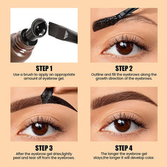 FeiCuiYun 150° curved tray detail demonstrating mess-free gel placement