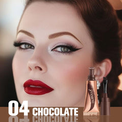 FeiCuiYun close-up of 1.2mm precision brush for accurate brow shaping