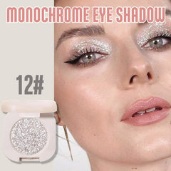 FeiCuiYun silver multichrome pan detail showing holographic sparkle benefit