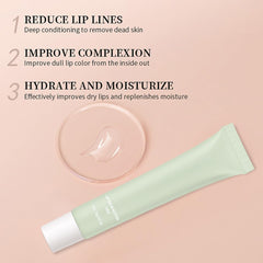 FeiCuiYun lip butter held in hand showing compact travel size