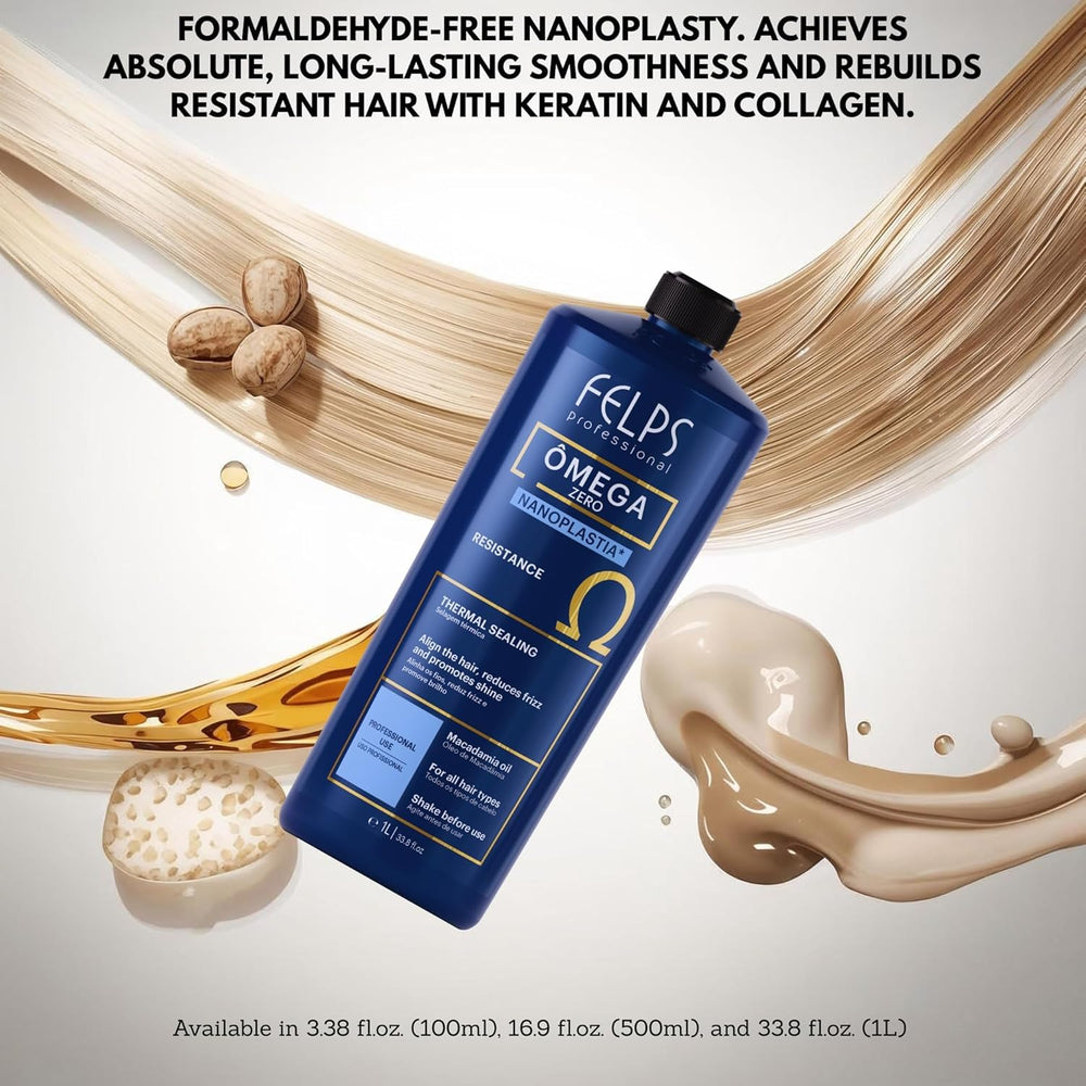 Felps Professional in-salon application with stylist demonstrating benefit