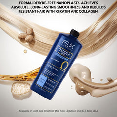 Felps Professional in-salon application with stylist demonstrating benefit
