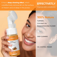 femani creamy foam texture demonstrating effective lather