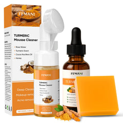 femani front packaging showing cleanser and soap benefits