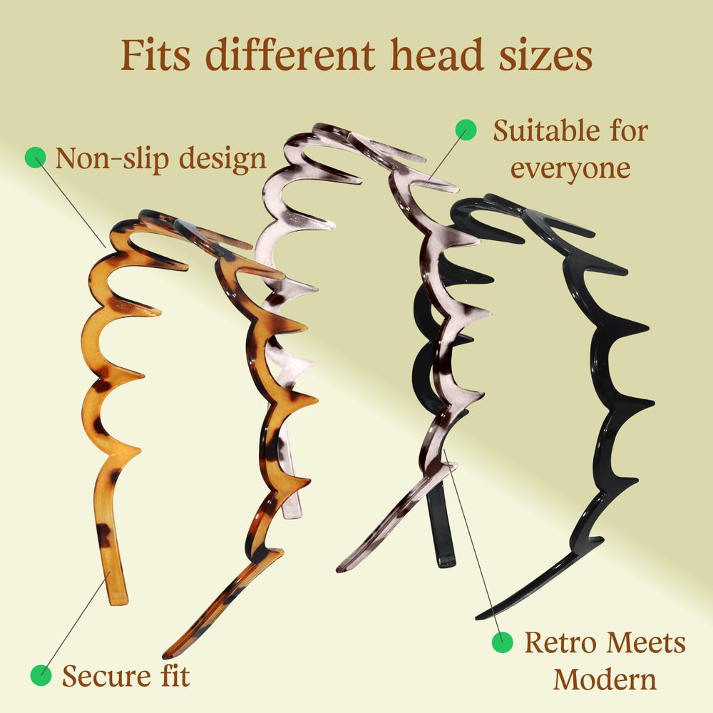fenshine headband worn slicked back demonstrating polished style