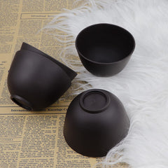 FERCAISH bowls neatly stacked for space-saving storage and organized salon use