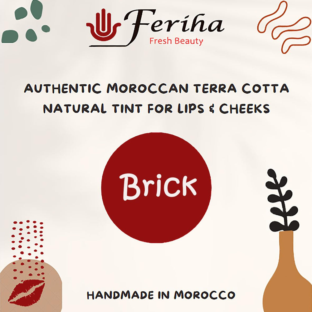 FERIHA cheek blend demo showing natural flush and easy blendability