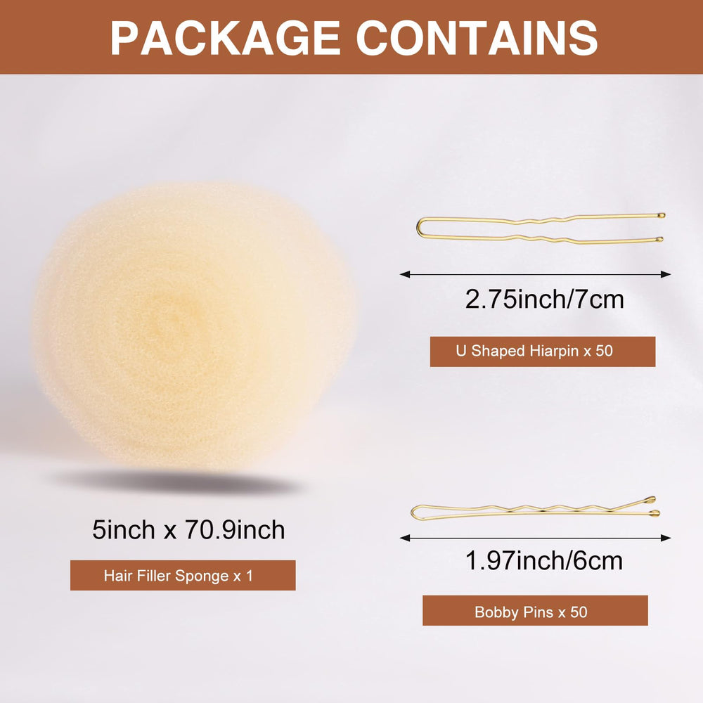 FEUNLEM sponge next to ruler showing customizable five-inch width and trimability