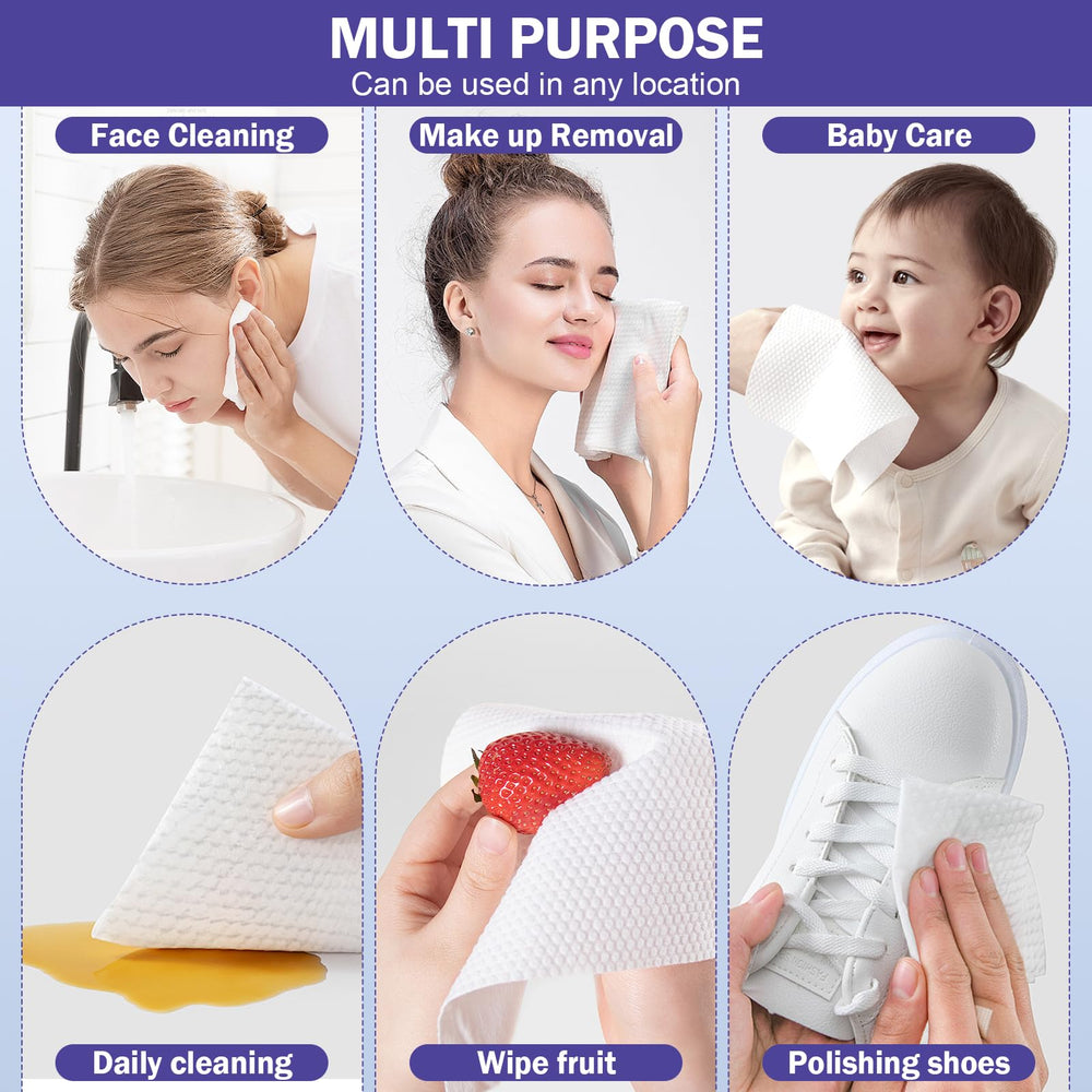 FFEWAFP towels packed in a travel pouch, compact disposable hygiene on-the-go
