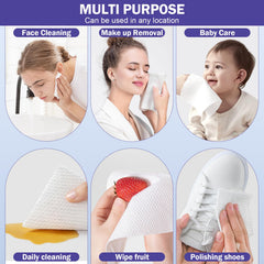 FFEWAFP towels packed in a travel pouch, compact disposable hygiene on-the-go