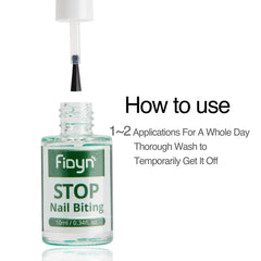 Fidyn applied to fingertip to prevent nail biting and thumb sucking
