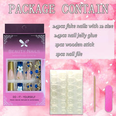 FIEONCIY included mini file and wooden stick with adhesive tabs, aids easy prep
